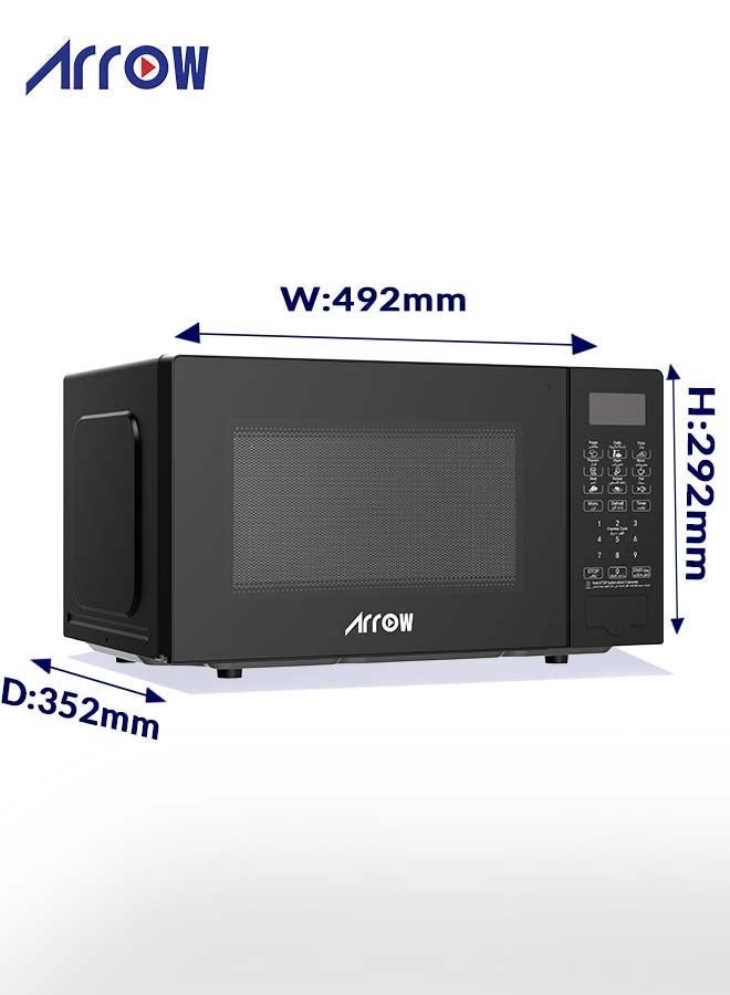 ارو فرن ميكروويف رقمي ارو 20 لتر، 700 وات، 10 مستويات طاقة للميكروويف | RO-20MWBD - Image 4